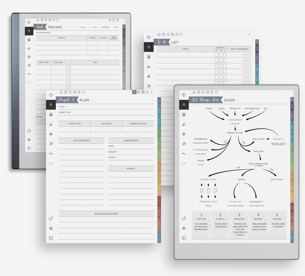 Productivity Toolkit for Shop Owners Template for reMarkable