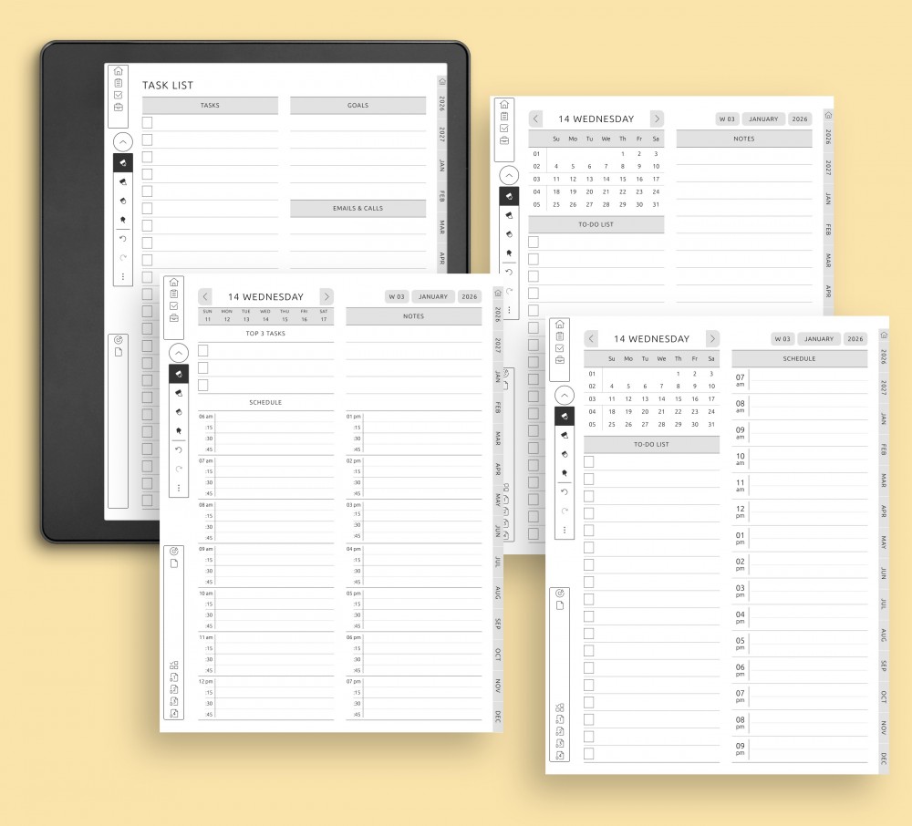 Daily Pages Tailored for Shop Owners for Kindle Scribe