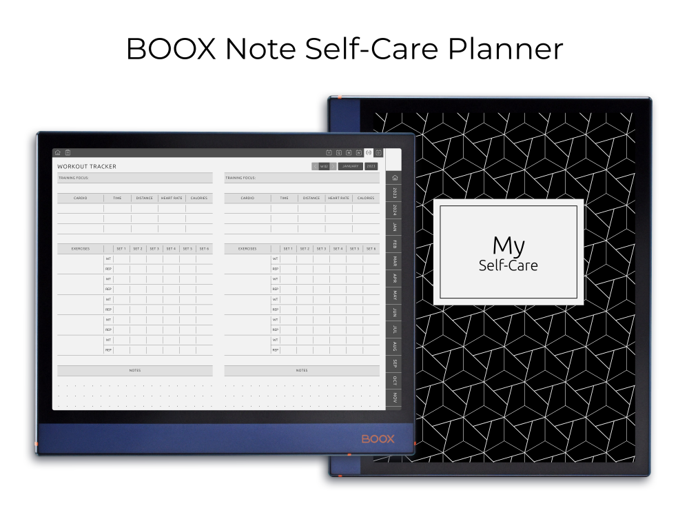 BOOX Self-Care Planner
